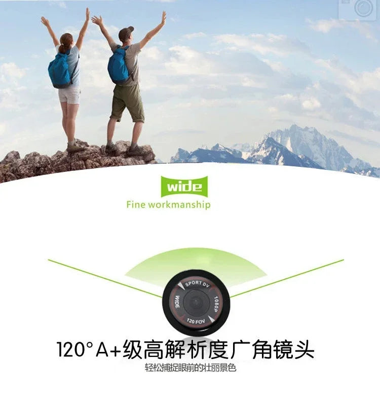 Waterproof Sports DV HD Anti-Shake WiFi Action Camera Mountaineering Cycling Motorcycle 120 Degree Wide Angle Recorder