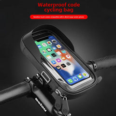 Multifunctional Phone Holder Bag Takeaway Touch Screen Bag Waterproof Bicycle Bag Shockproof Motorcycle Riding Navigation Bra...