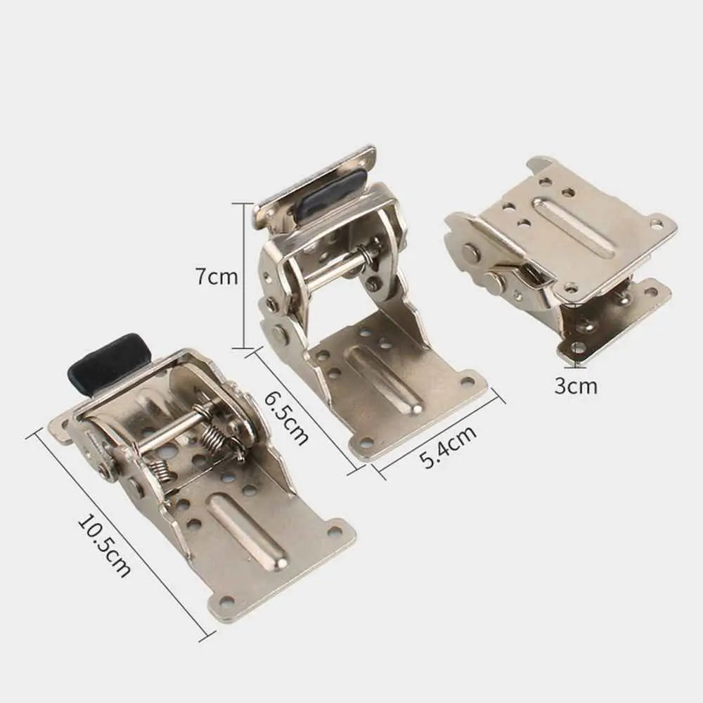 1Pc 90/180 Degree Fittings Chair Extension Furniture Brackets Self-Locking Folding Hinge Foldable Support Frame Table Leg