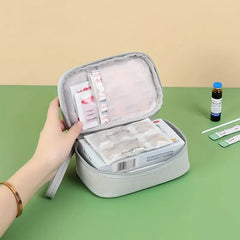 First Aid Medicine Bag Portable Medicine Storage Box Emergency Kits Pills Package Container For Home Travel Office