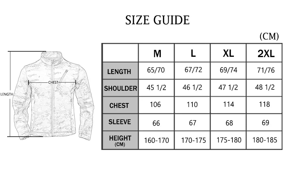 Winter Fleece Tactical Jackets Men Military Shark Skin Soft Shell Cargo Windbreakers Outdoor Windproof Waterproof Bomber Coats