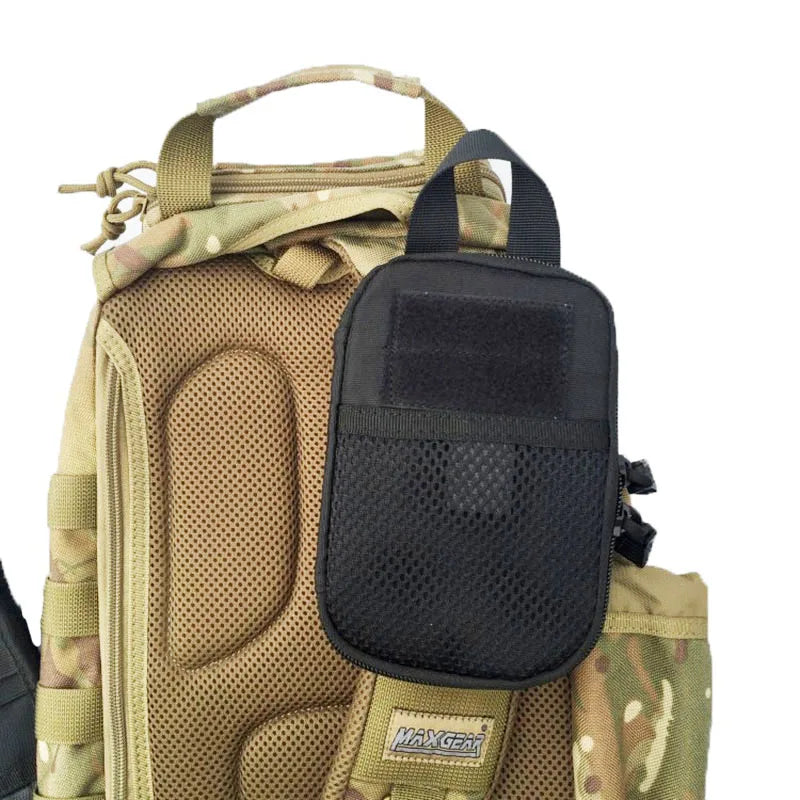 Outdoor Tactical First Aid Kit Small EMT Medical Bag MOLLE Accessory Hunting Camping Hiking CS Phone Bag (17X11X2CM)