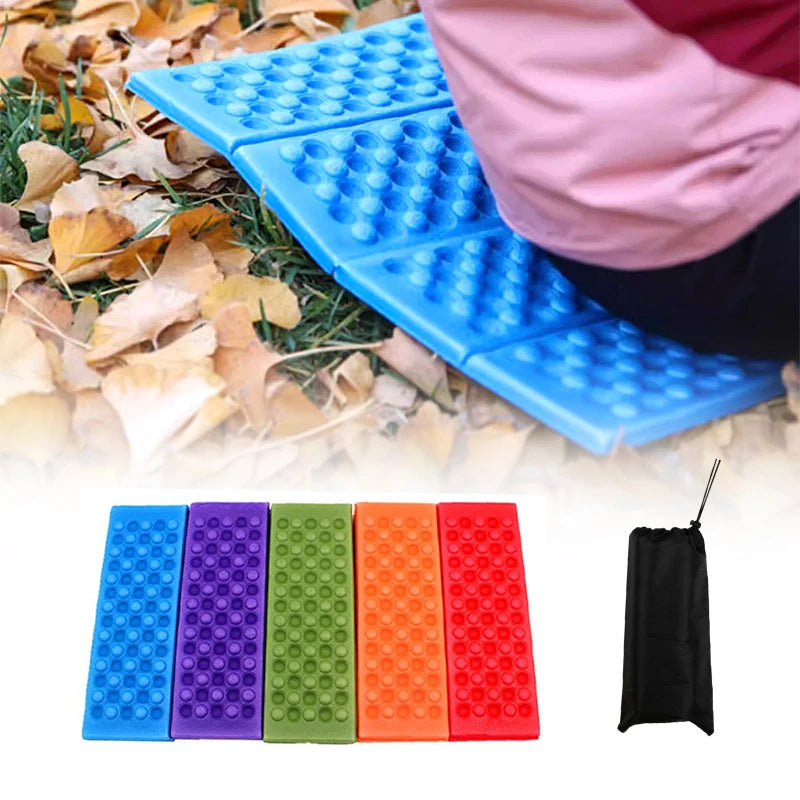 Outdoor Folding Mat Moisture-Proof Camping Mat XPE Foam Cushion Waterproof Pad Hiking Seat Picnic Mat Portable Small Camping Mat