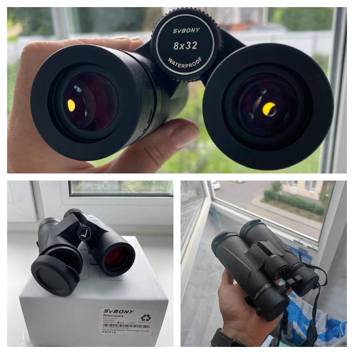 SVBONY SV202 ED Long Range Binoculars 8X32/8x42/10x42,IPX7 Waterproof FMC BAK4,Bird Watching,Stargazing,Camping,Travel,Astronomy