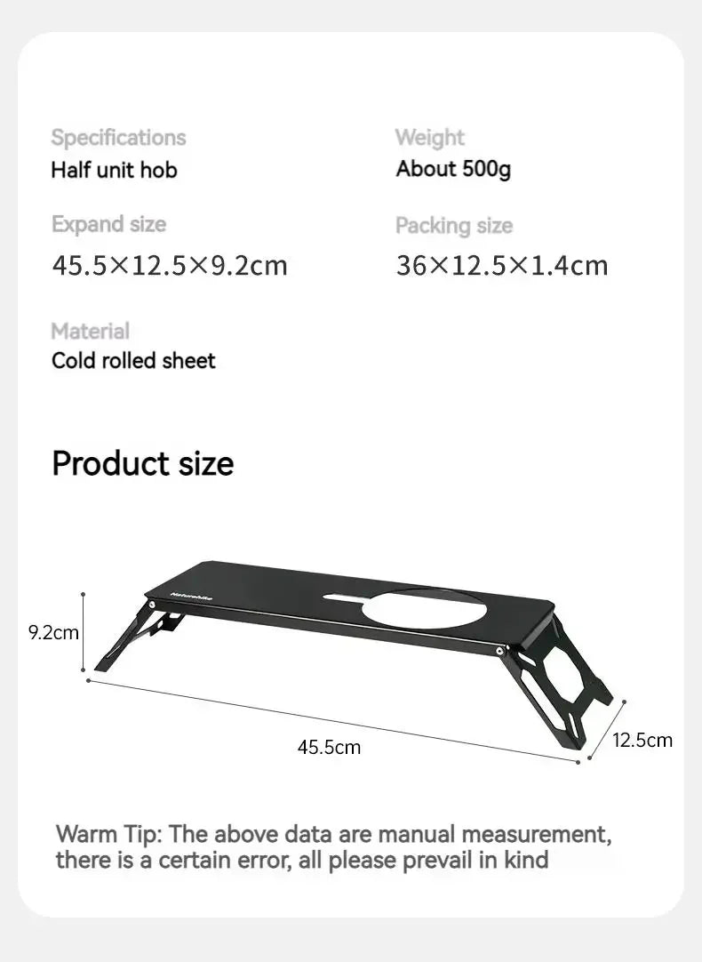 Naturehike Dark Star Gas Stove Three Burner Burner IGT Table Stove Top 3300W Outdoor Camping Picnic Electric-ignite Adjustable