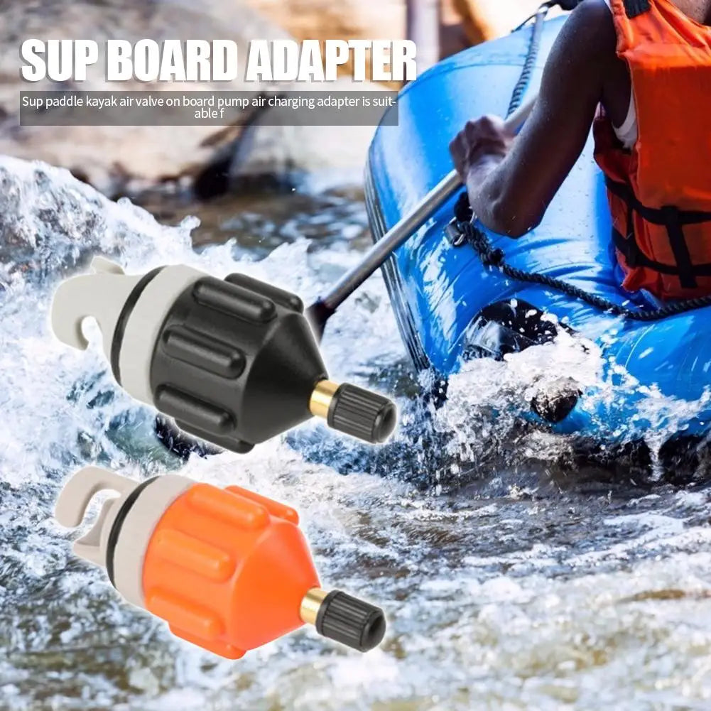 Hot Boat Air Valve Adaptor Nylon Kayak Inflatable Pump Adapter for SUP Board Durable Air Valve Adaptor Wear-resistant Rowing