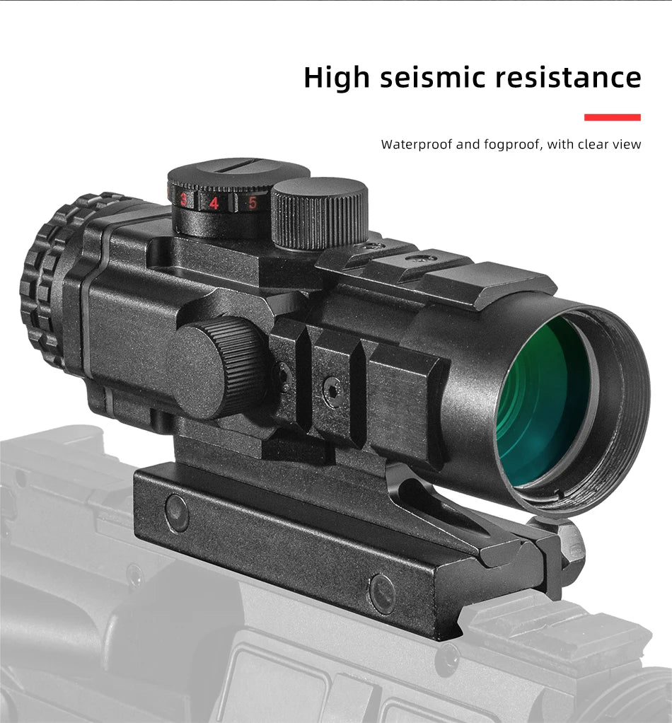 Diana 3X32 Red Dot Green Light Hunting Rifle Collimator Sight Tactical Optical Rifle Scope Spotting Scope for 20mm Rifle Hunting