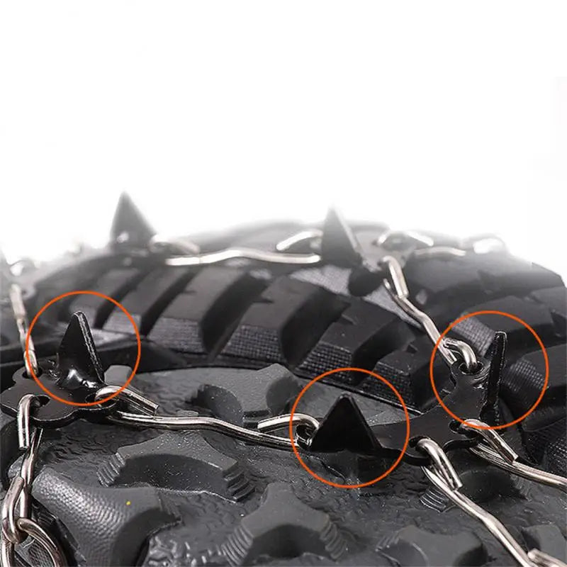 10 Teeth Ice Gripper Spike For Shoes Anti Slip Hiking Climbing Snow Spikes Crampons Cleats Chain Claws Grips Boots Cover