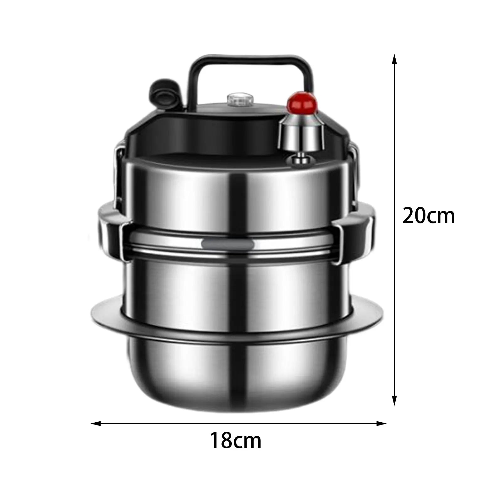 304 Small Pressure Cooker 1.4L Outdoor Camping Multi Layer Household Home Fragrant Rice Cooker 5 Mins Fast Cooking Pot Cookware