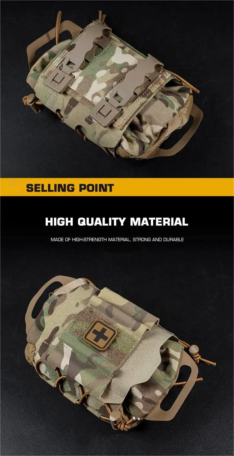 Rapid Deployment First-aid Kit  Tactical Molle Medical Pouch IFAK Kits Outdoor Hunting Military Emergency Survival Bag