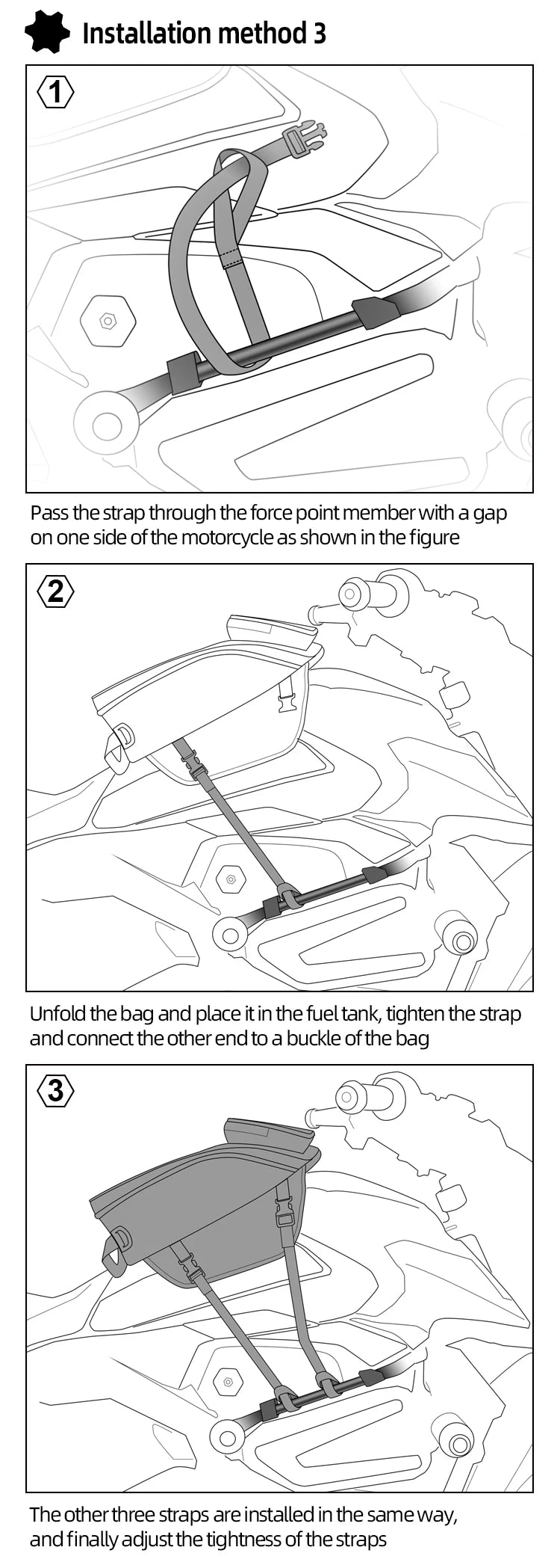 Motocentric Magnetic Motorcycle Waterproof Bag Motorcycle Fuel Tank Bag Navigation Universal Motorbike Tool Backpack Portable