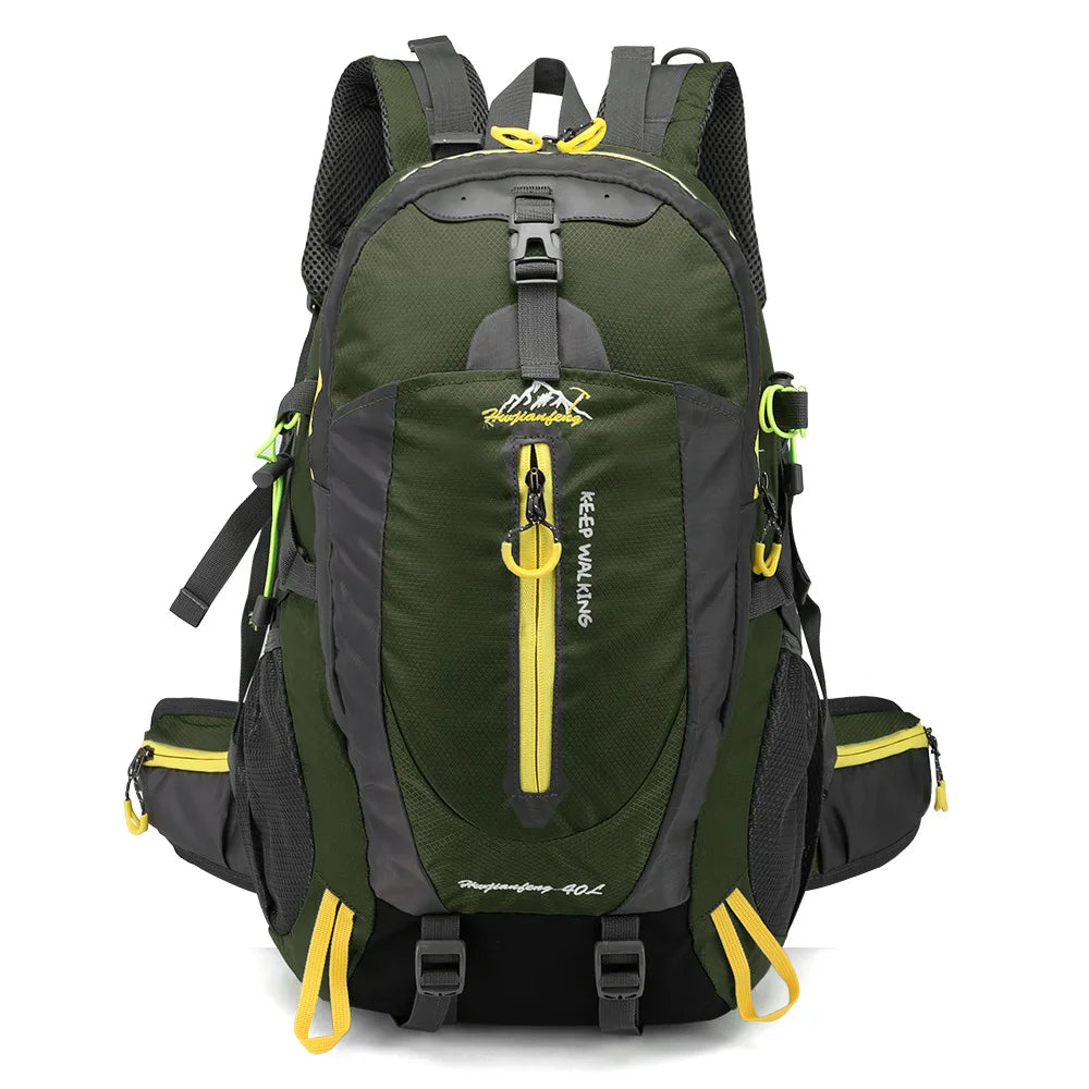 2023 Waterproof Climbing Backpacks Rucksack 40LOutdoor Sports Bag Travel Backpack Camping Hiking Backpack Women Trekking Bag Men