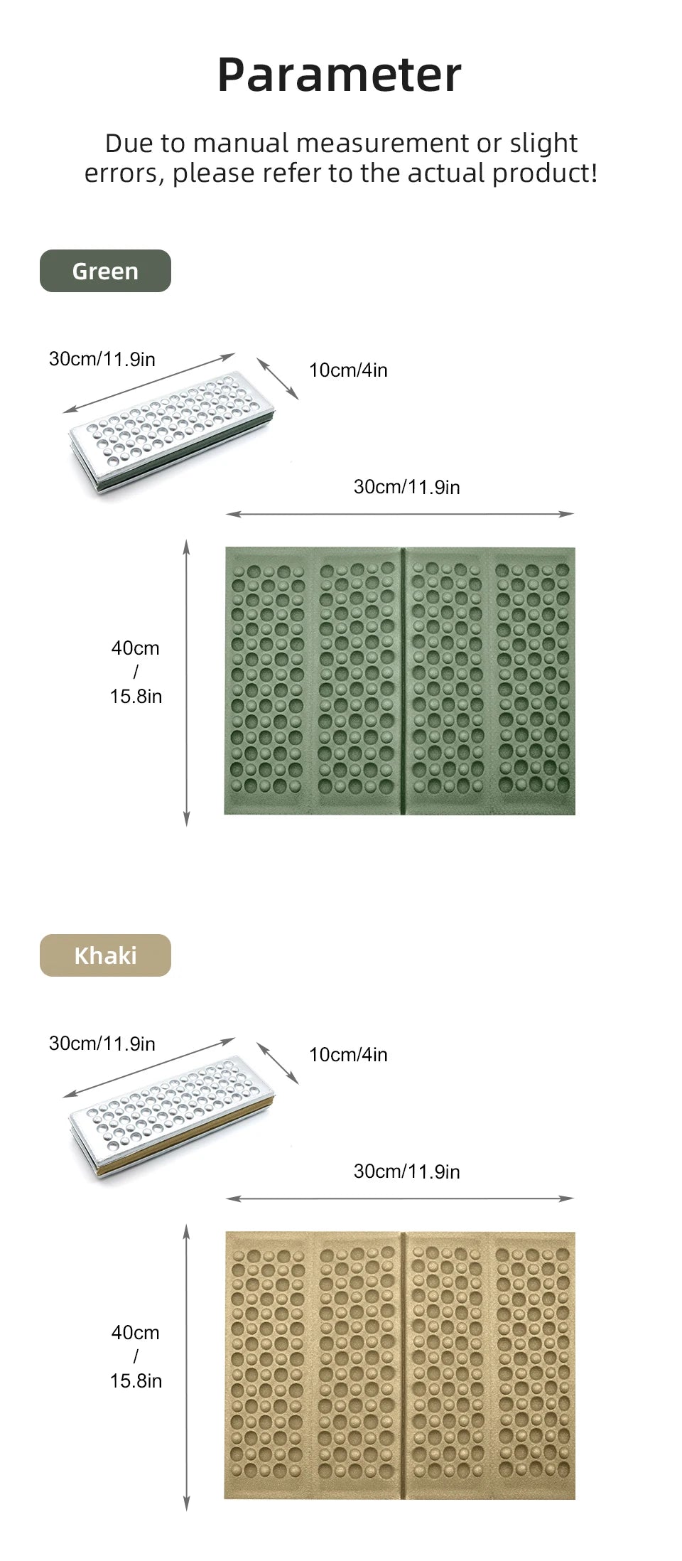 PACOONE Egg Trough Pads Outdoor Camping Moisture Proof Pads Tent Floor Pads Ultra Light Folding Sleeping Pads Hiking