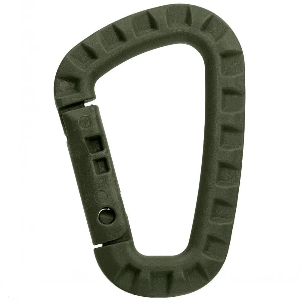 5pcs 8.5cm Backpack Buckle Fast Carabiner Plastic Hook D Shape Mosqueton EDC Gear For Outdoor Camping