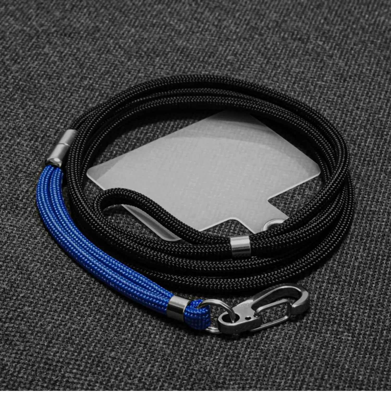 Long Hanging Neck Outdoor Nylon Climbing Rope Lanyard Bold Pendant Phone Universal with Fixed Clip Lanyard Mobile Phone Lanyard