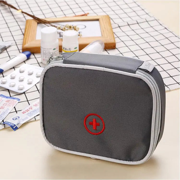 First Aid Kit Bag Portable Travel Medicine Package Emergency Kit Bags Small Medicine Divider Storage Organizer Home Outdoor