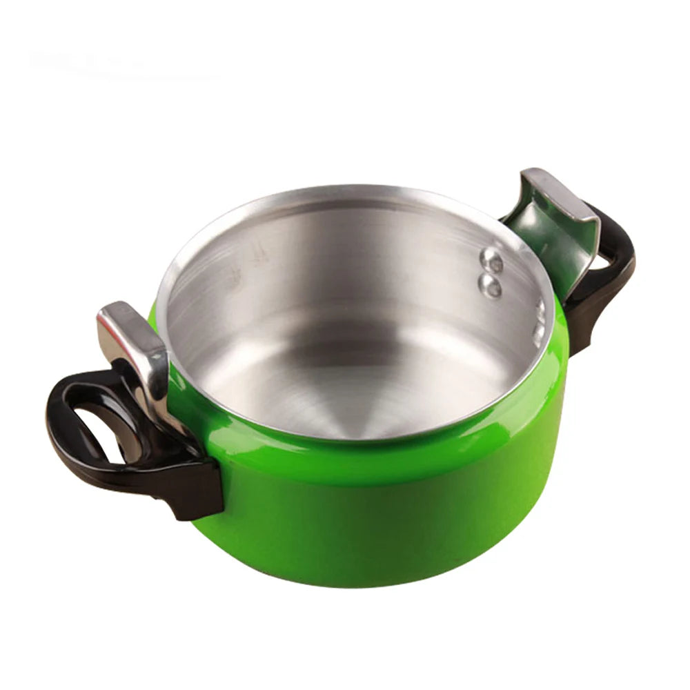 2/3L Kitchen Pressure Cooker Aluminum Soup Pot Portable Cooking Pot Outdoor Camping Cookware For Induction cooker Gas Stove