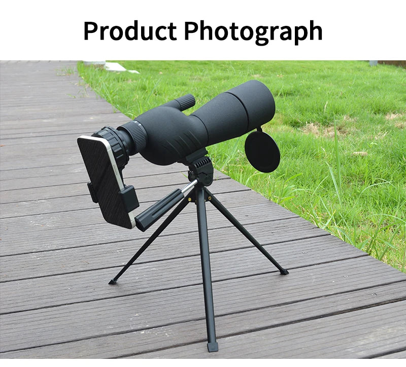 25-75x60 Spotting Scope zoom Monocular high power telescope BAK4 Prism Waterproof Birdwatching Target Shooting Camping hunting