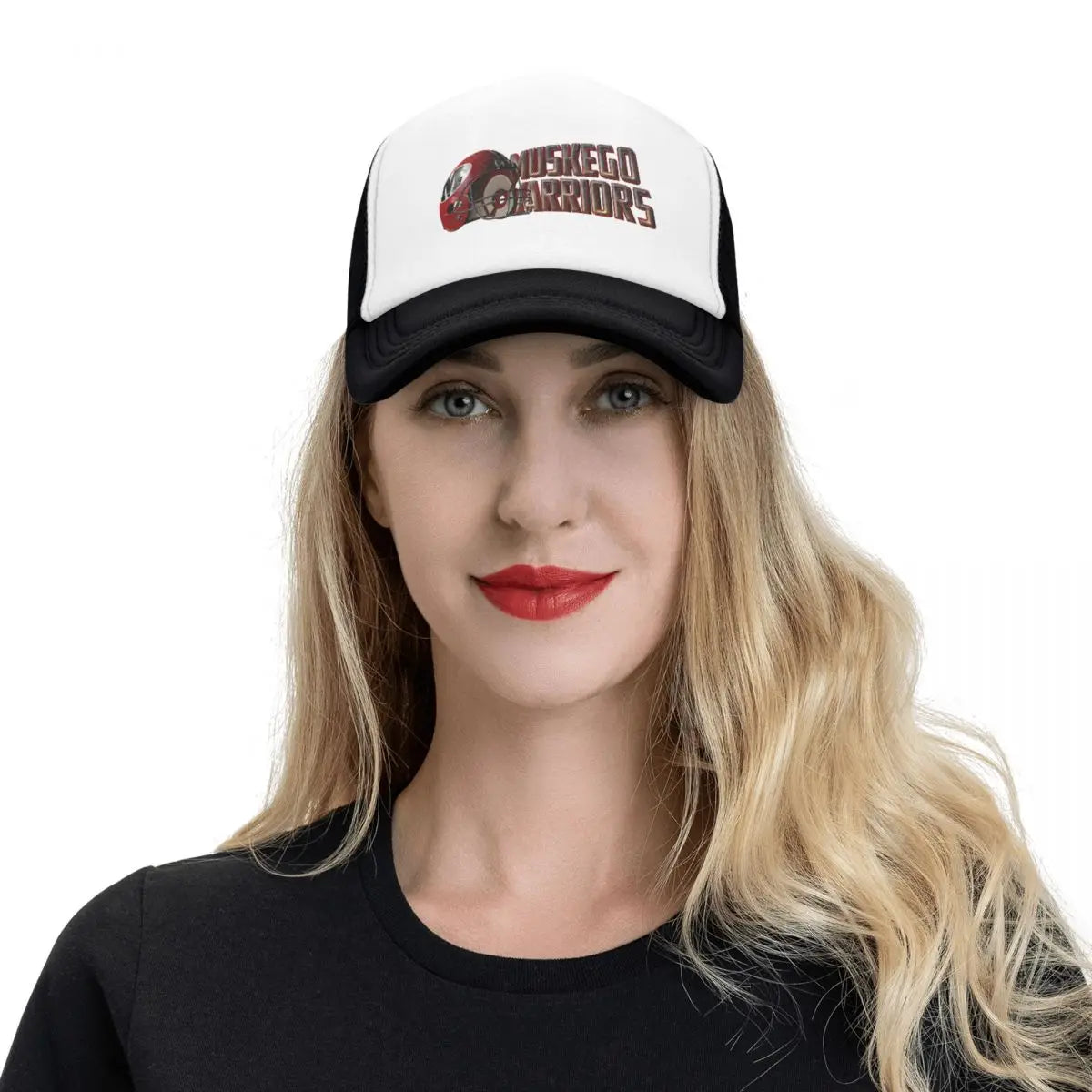 Muskego Warriors Retro Football Helmet and Wordmark Baseball Cap Rugby Mountaineering Caps Women Men's