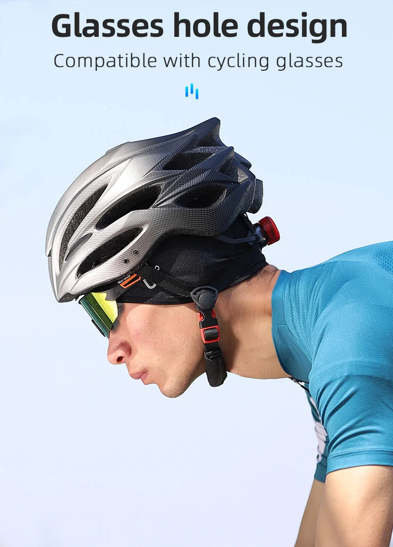 WEST BIKING Cool Mesh Cycling Caps For Men Anti-UV Running Mountaineering Summer Beanie Motorcycle MTB Bike Hat Under Helmet