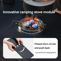 Naturehike Folding Aluminum Alloy IGT Table Camping Outdoor Multifunctional Portable Removable BBQ Grill Wood Picnic Fishing