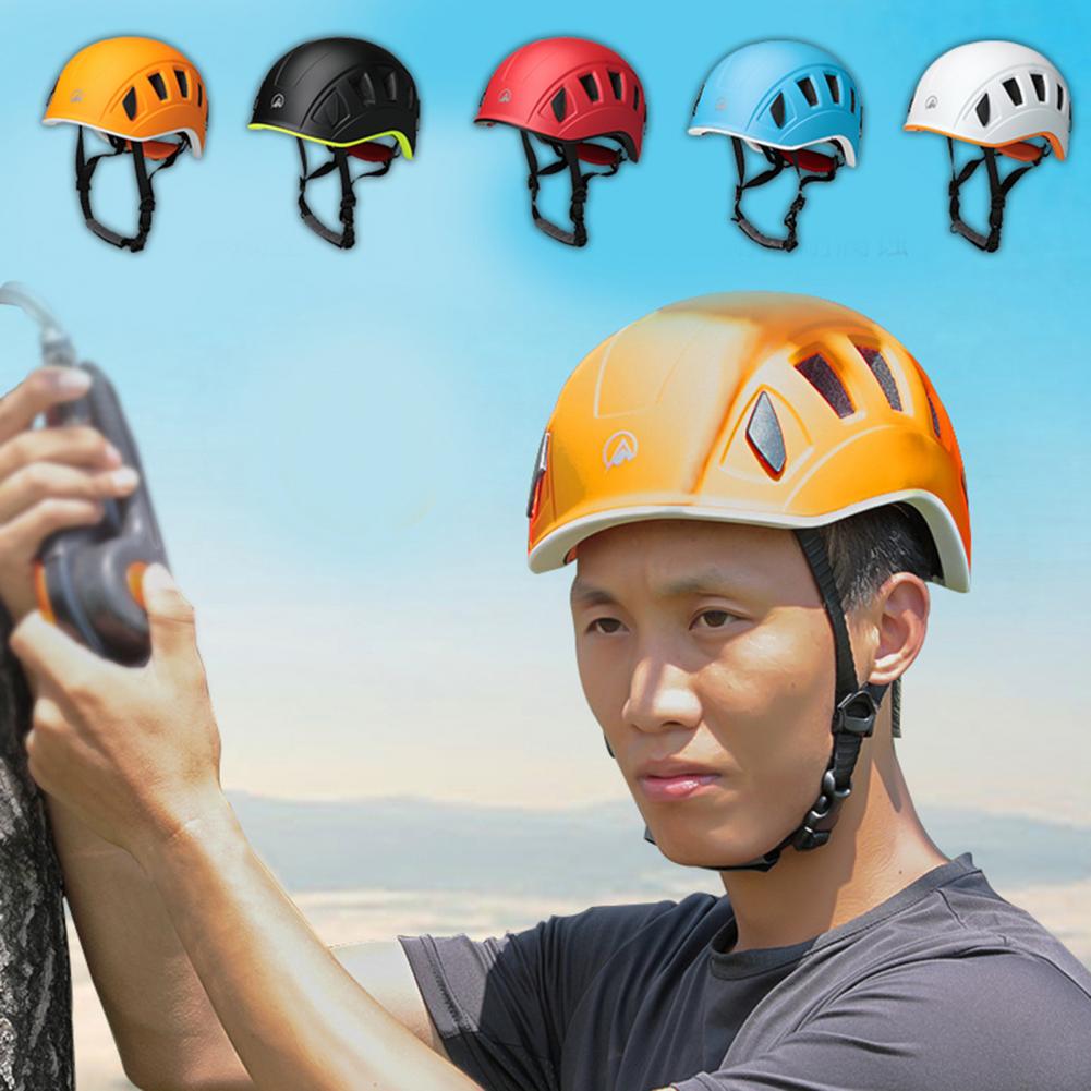 Ice Climbing Helmet Comfortable Sweat Absorption Shock Absorbing Security Mountain Rock Climbing Helmet for Mountaineering