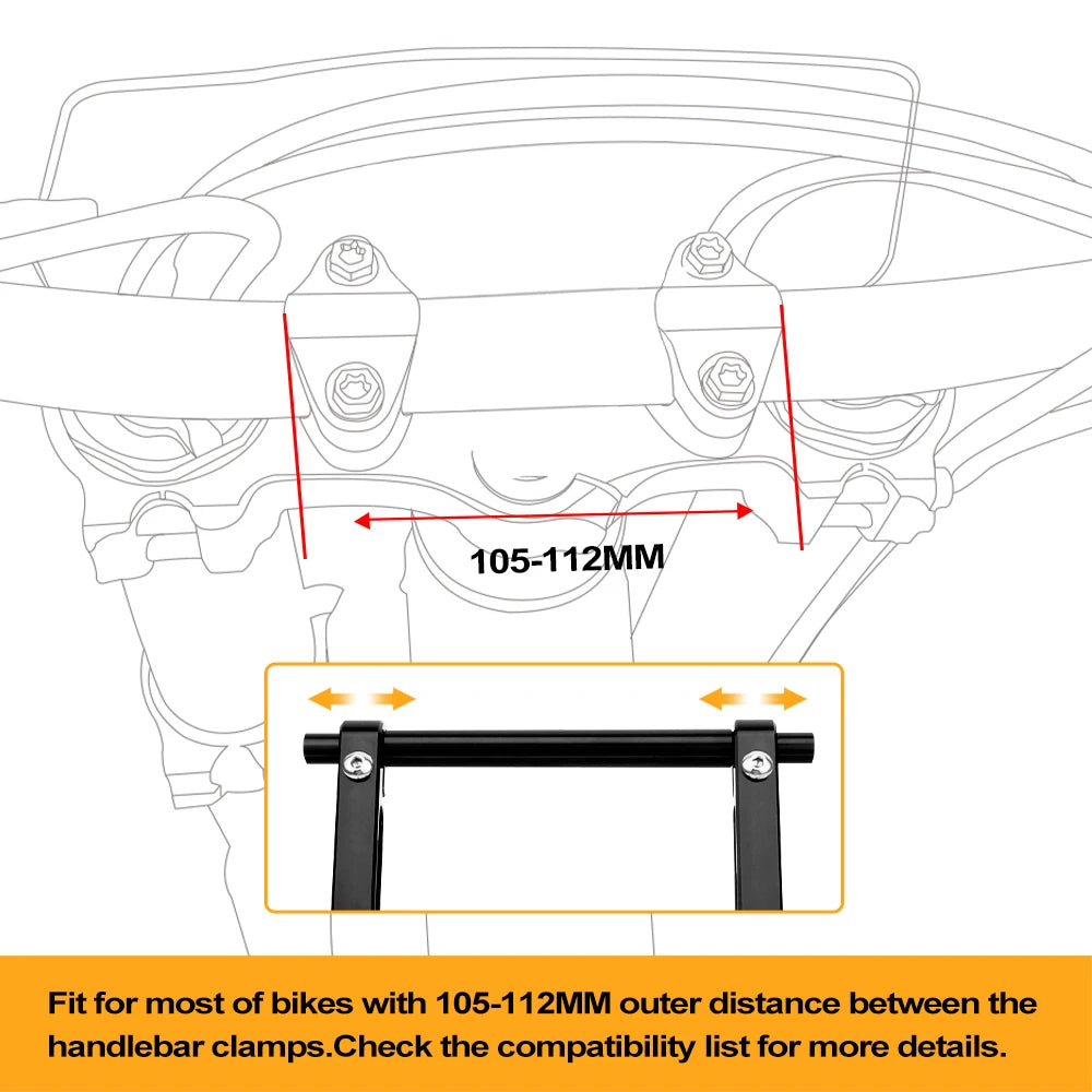 GPS Holder Navigation Roadbook Mounting Arm Kit For KTM EXC HUSQVARNA SUZUKI HUSABERG YAMAHA HONDA KAWASAKI Sherco Off-road Bike