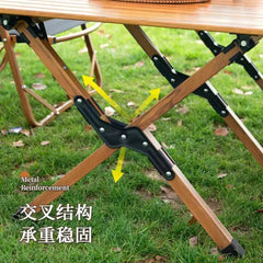 Outdoor Folding Table Portable Egg Roll Table Picnic Leisure Table And Chair Set Camping Folding Mesa Plegable Outdoor Furniture