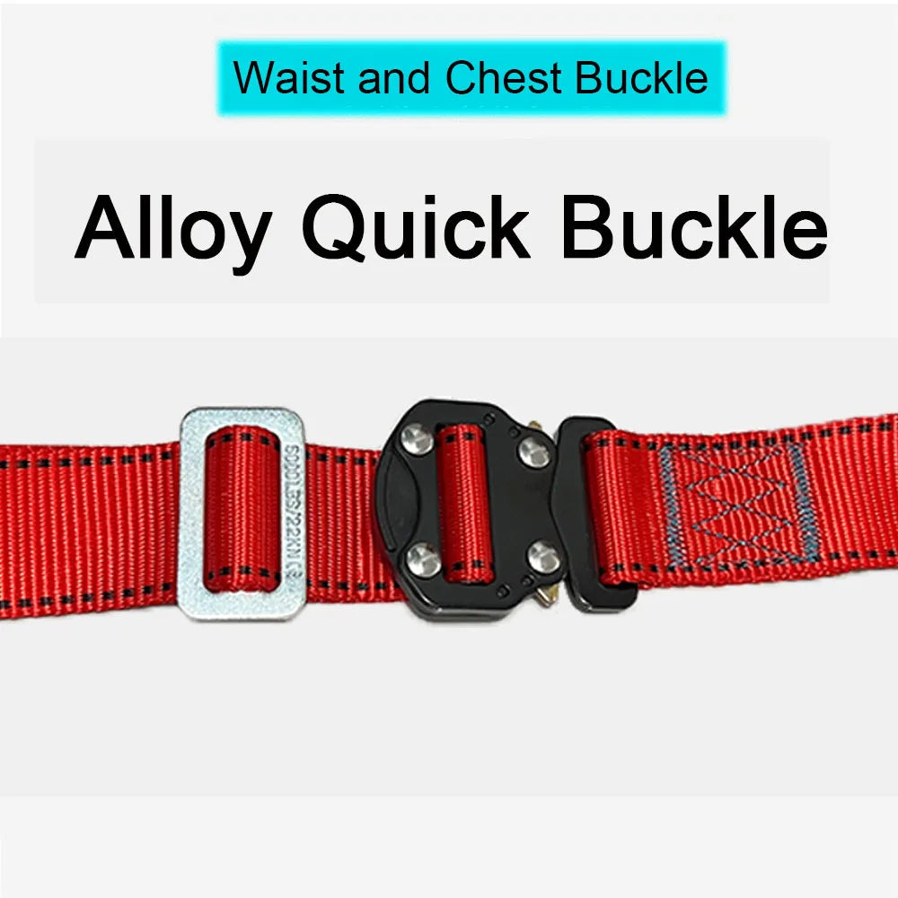 High Altitude Work Safety Belt Three Point Safety Harness Outdoor Rock Climbing Electrician Construction Protection Equipment