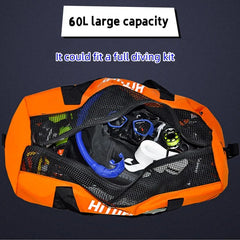 Diving Mesh Duffel Bag Oversized Diving Bags Travel Beach Gear Diving Duffels Luggage for Scuba Surfing and Snorkeling Equipment