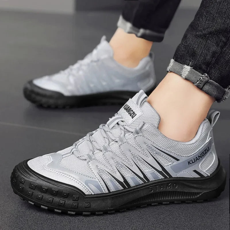 Shoes for Men 2023 New Fashion Casual Shoes Breathable and Comfortable Sports Outdoor Hiking Wearresistant Men's Walking Shoes