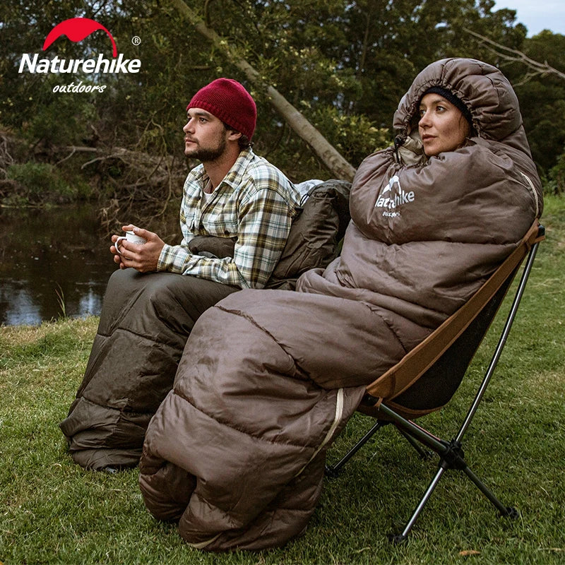 Naturehike Sleeping Bag Ultralight Winter Cotton Sleeping Bag Warmth Double Person Sleeping Bag Spliceable Camping Sleeping Bags