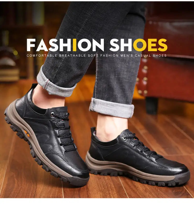 fashion men's shoes Street Trendy Running Non-Slip Outdoor Lace up hiking shoes casual sports shoes Large size mens sneakers