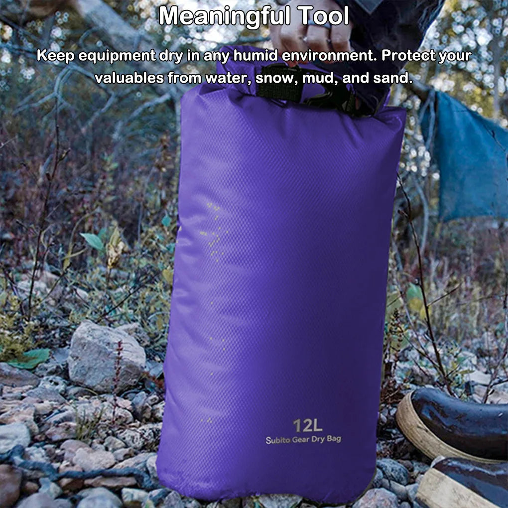 Dry Bag Waterproof Stuff Sacks Clothing Water Resistance Storage Pack Boating Camping Trekking Canoing Sports Running