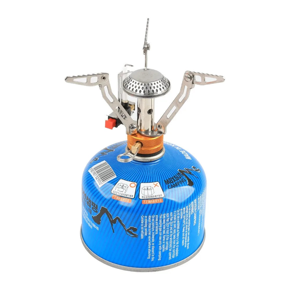 Camping One-piece Gas Stove Heater Tourist Burner Foldable Outdoor Picnic Kitchen Equipment Supplies Survival Furnace