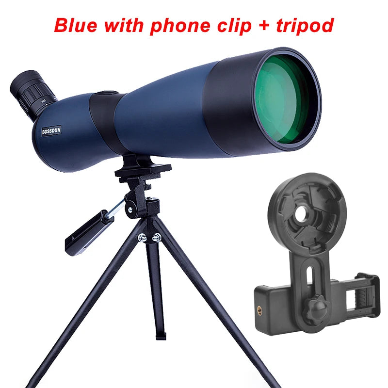 25-75x70 Zoom Spotting Scope HD Monocular High Magnification Waterproof Telescope W/Table Tripod For Birding Hunting Traveling