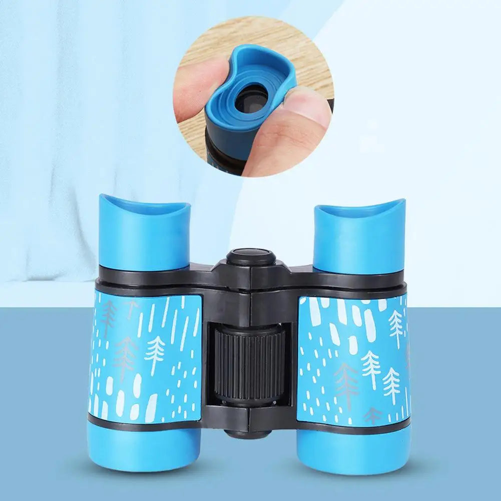 Outdoor Camping Kids Binocular Telescope Children Educational Learning Telescope Bird Watching Folding Optics Telescope 4X30mm