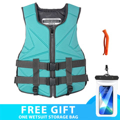 Neoprene Life Vest Adults Surf Vest Kayak Motorboats Raft Rescue Boat Ski Water Sports Swimming Drifting Rescue Safe Life Jacket