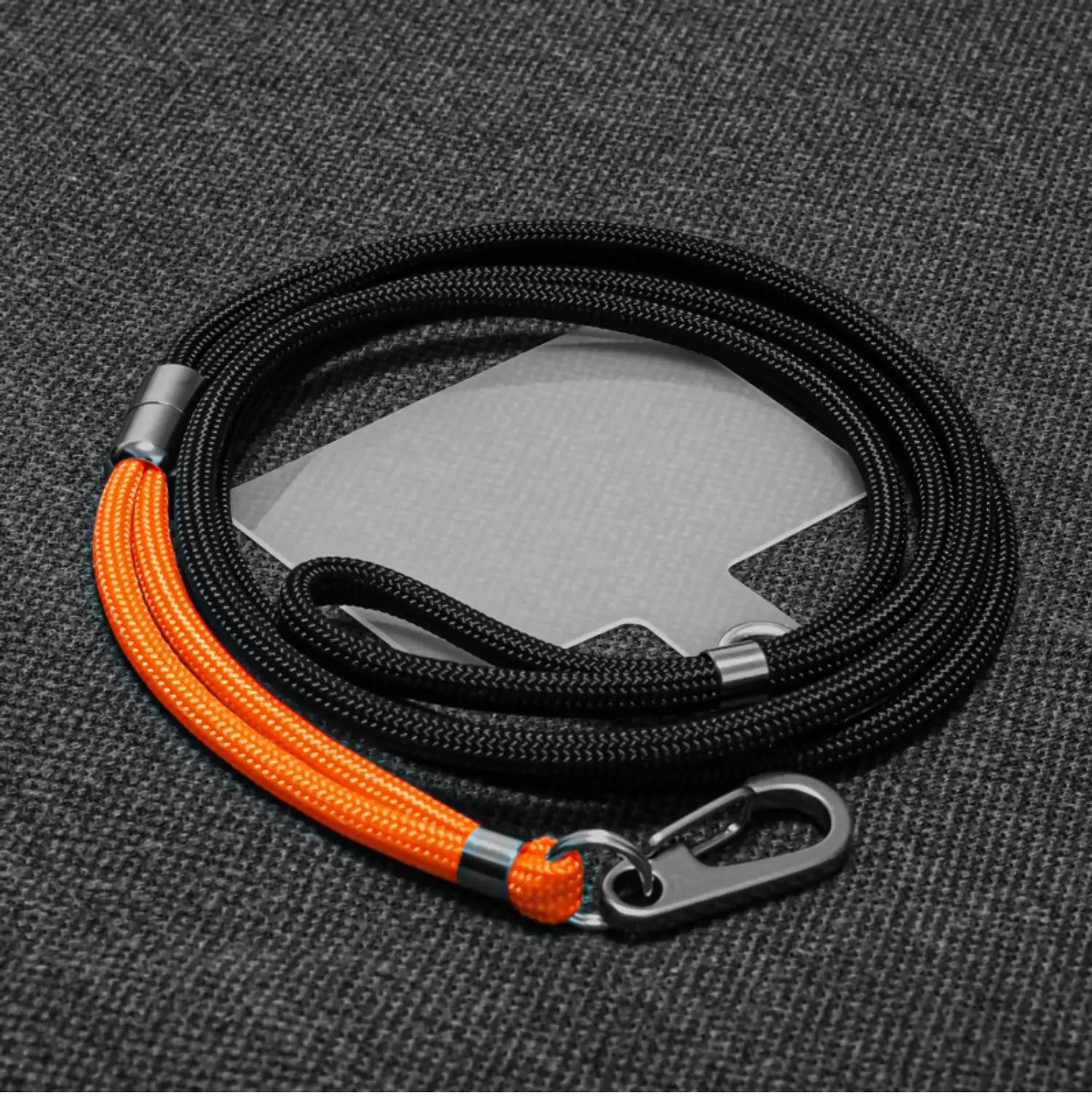 Long Hanging Neck Outdoor Nylon Climbing Rope Lanyard Bold Pendant Phone Universal with Fixed Clip Lanyard Mobile Phone Lanyard