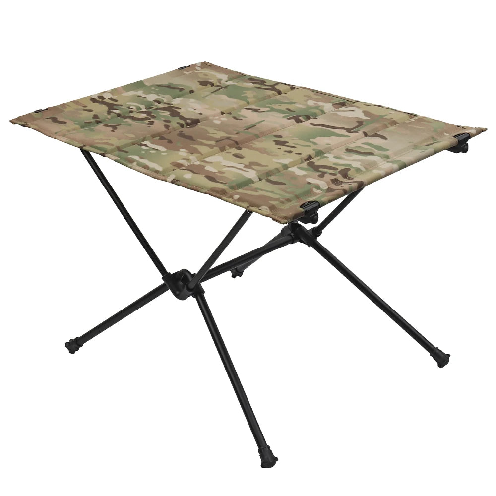 Tactical Outdoor Camping Fishing Folding Moon Chair Travel Hiking Picnic Barbecue Folding Table Military Hunting Portable Stool