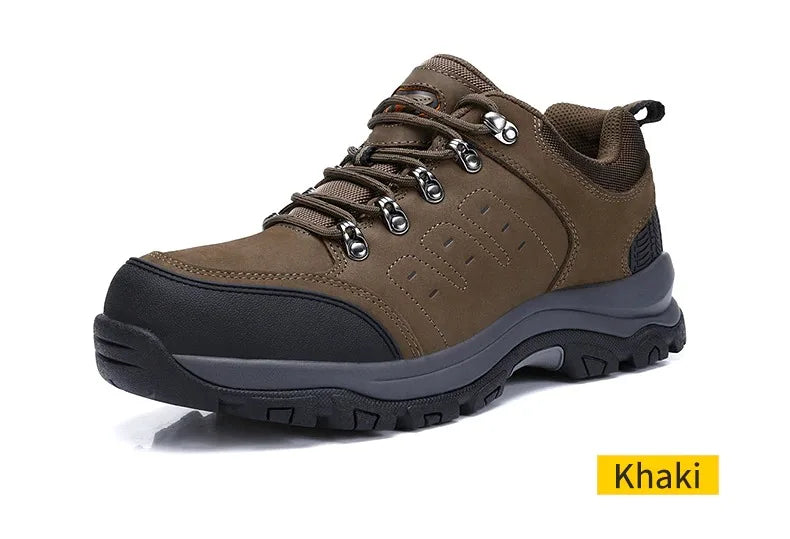 GOLDEN CAMEL Hiking Shoes Waterproof Outdoor Male Sneakers Military Tactical Boots Leather Trekking Shoes for Men 2023 Autumn