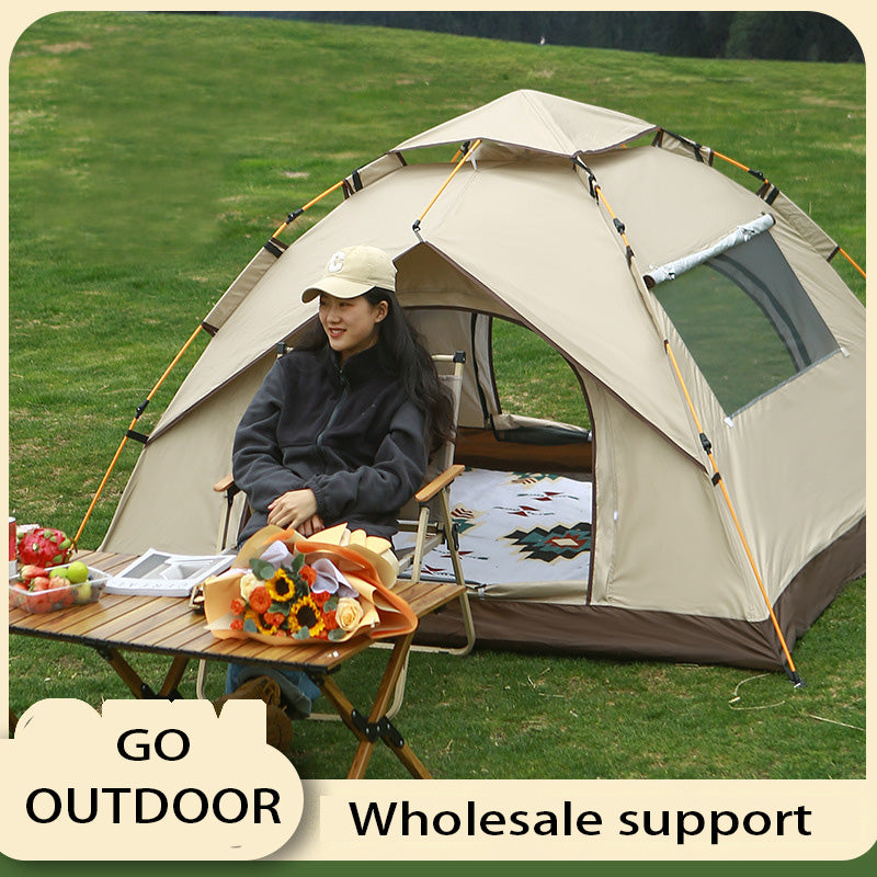 💝Auto-Open Waterproof Sunproof Tent - Portable, Mosquito-Proof Camping Shelter