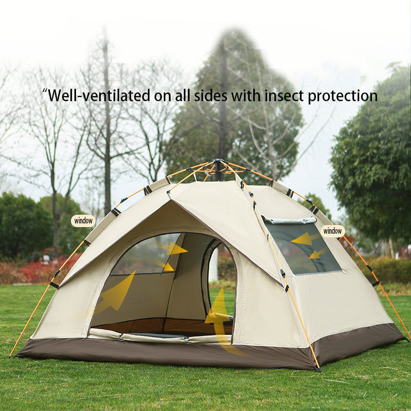 💝Auto-Open Waterproof Sunproof Tent - Portable, Mosquito-Proof Camping Shelter