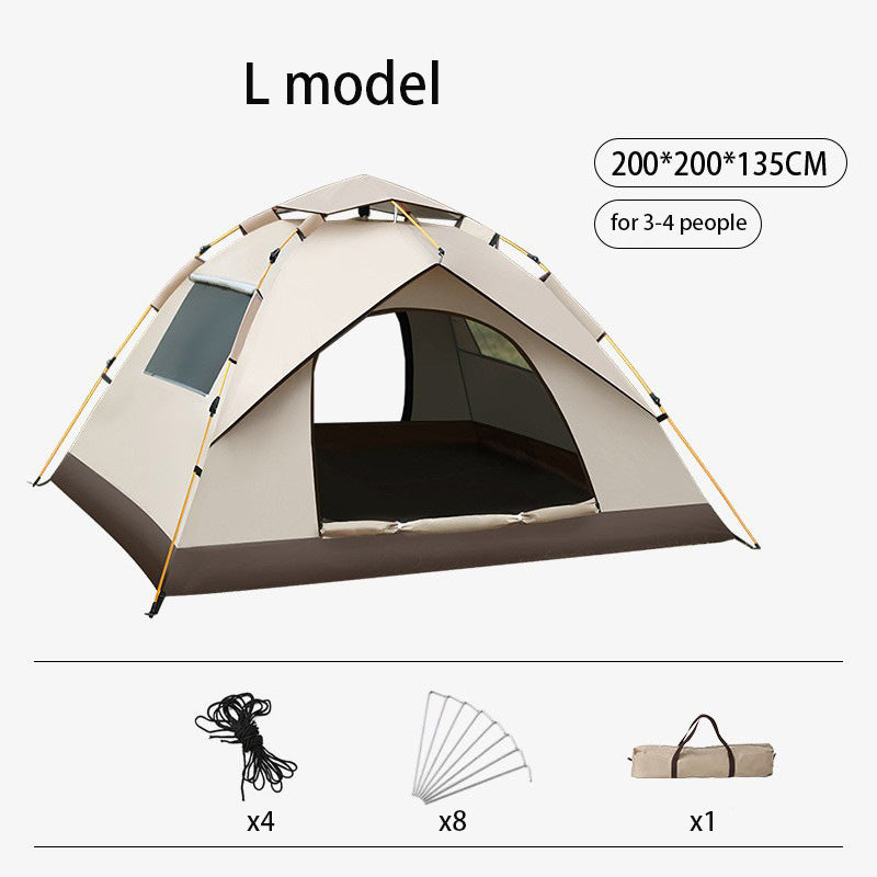 💝Auto-Open Waterproof Sunproof Tent - Portable, Mosquito-Proof Camping Shelter