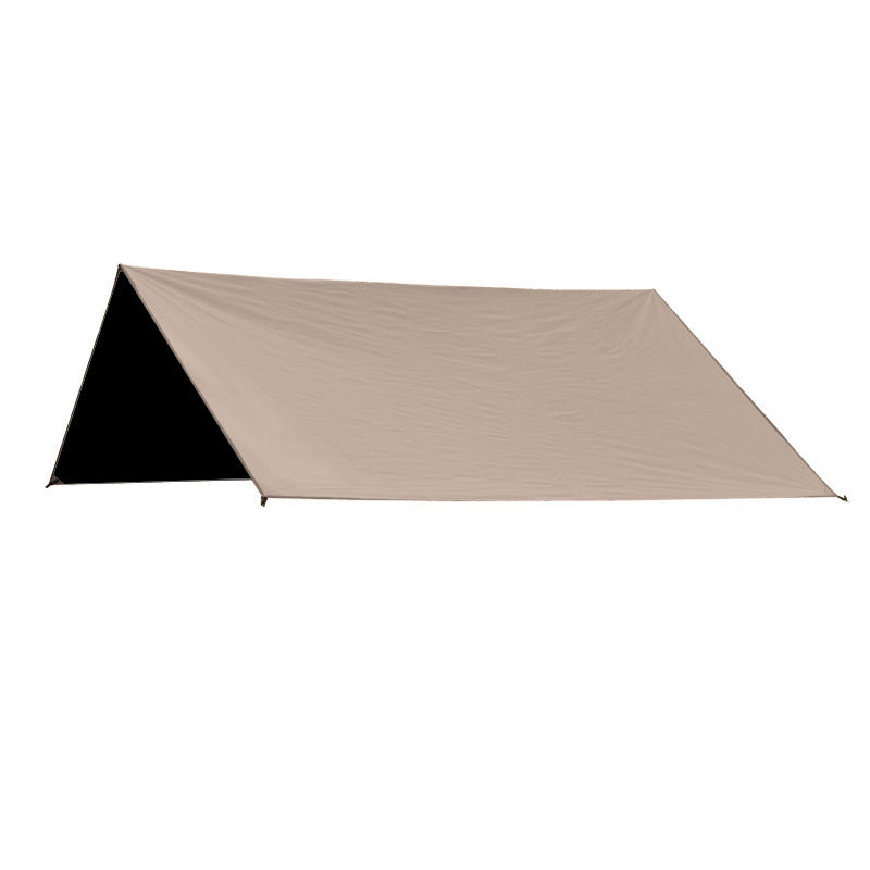 Portable Black-Coated Sunshade Canopy – UV-Protected Camping Gear